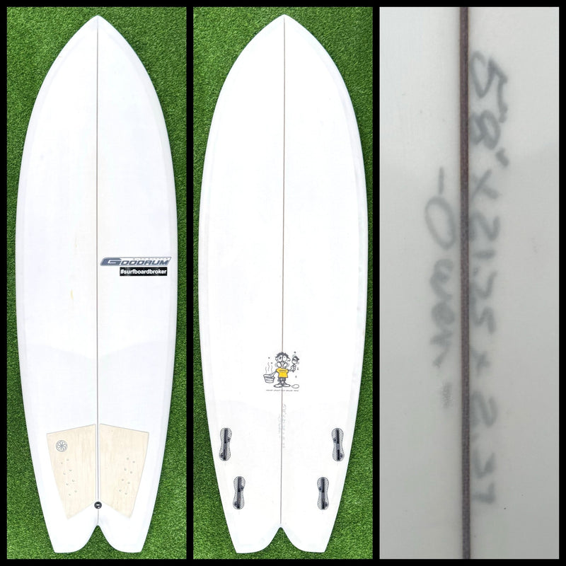 5’8 32L Goodrum Surfboard - Surfboardbroker