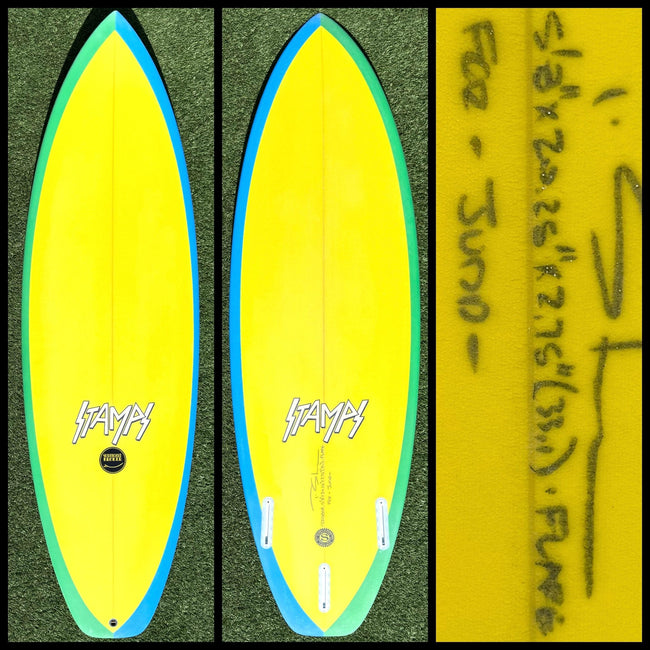 5’8 33L Stamps Surfboard - CA - Surfboardbroker