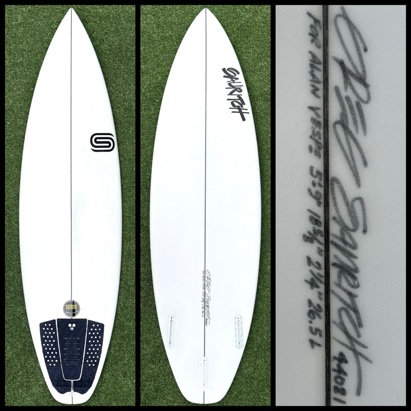 5’9 26L Sauritch Surfboard - CA - Surfboardbroker