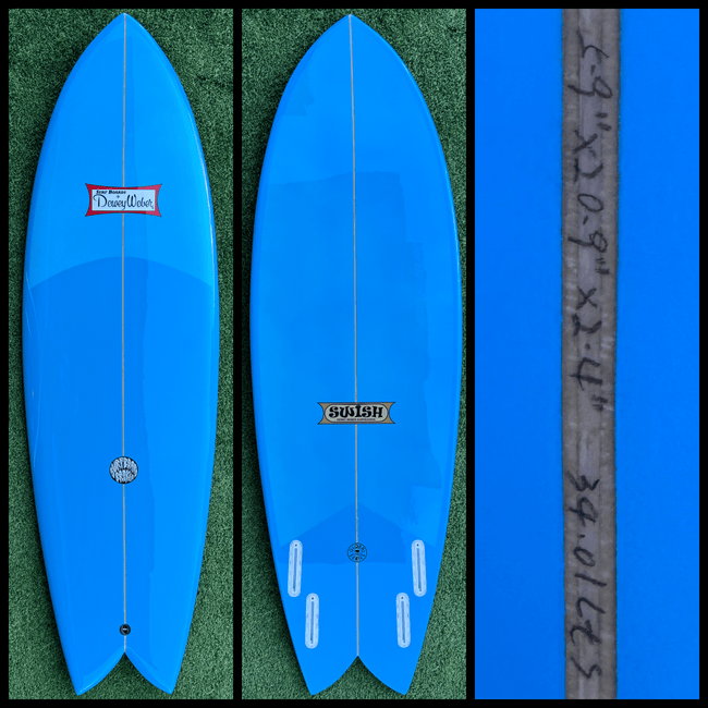 5’9 34L Dewey Weber Surfboard - CA - Surfboardbroker