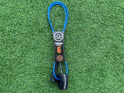6’ Leash Standard Surfboardbroker x StayCovered Colab -Blue & Black (New) - Surfboardbroker