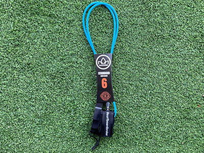 6’ Leash Standard Surfboardbroker x StayCovered Colab - Light Blue & Black (New) - Surfboardbroker