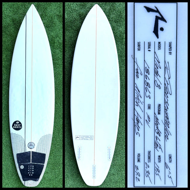 6’1 29L Rusty Sufboard - CA - Surfboardbroker