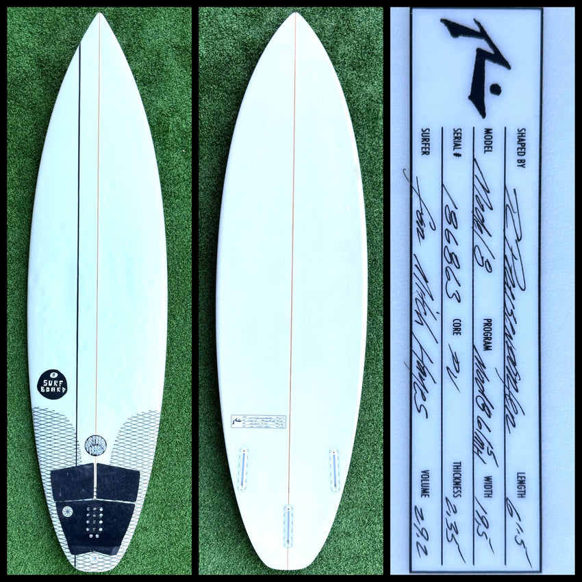 6’1 29L Rusty Sufboard - CA - Surfboardbroker