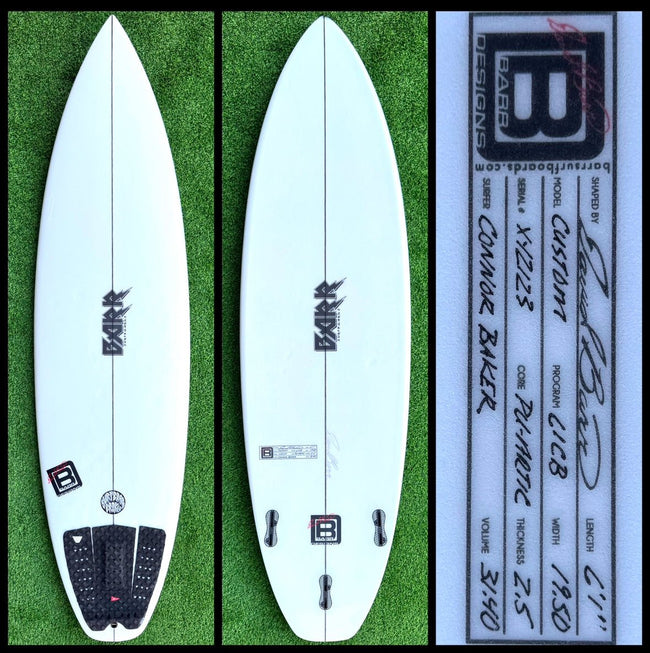 6’1 31L Barr Surfboard - CA - Surfboardbroker