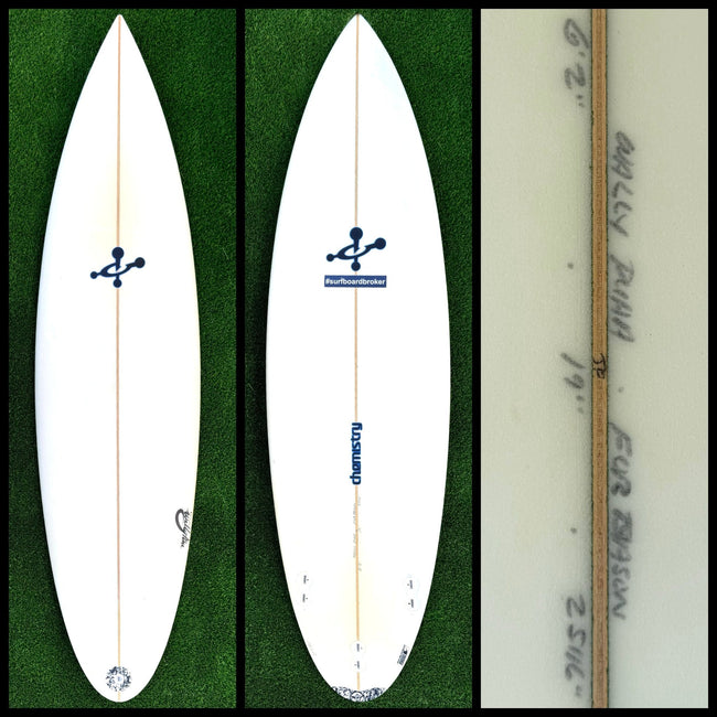 6’2 28L Chemistry Surfboard - CA - Surfboardbroker