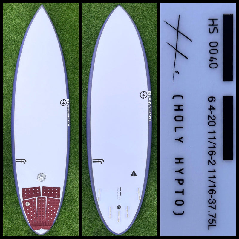 6’4 37L Hayden Surfboard - Surfboardbroker