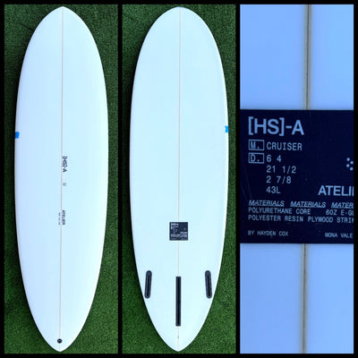 6’4 43L Hayden Surfboard - CA - Surfboardbroker