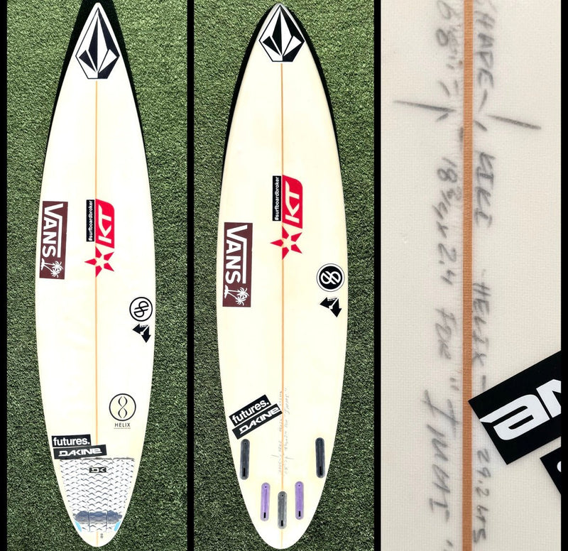 6’8 29L KT Surfboard -CA - Surfboardbroker