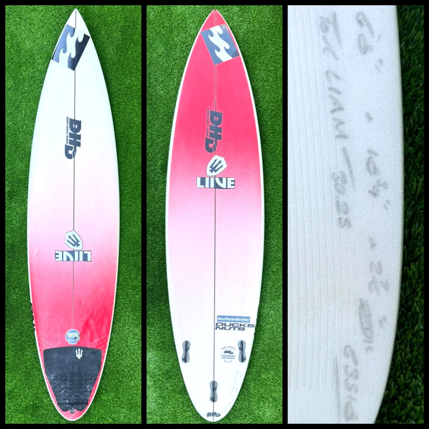 6’8 30L DHD Surfboard - CA - Surfboardbroker