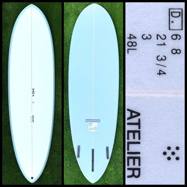 6’8 48L Hayden Surfboard - CA - Surfboardbroker