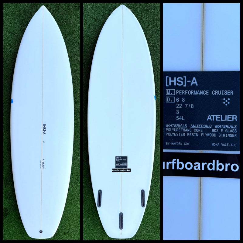 6’8 54L Hayden Surfboard - CA - Surfboardbroker