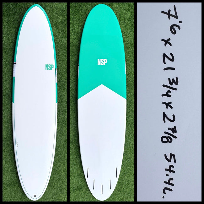 7’6 54L NSP Surfboard - Surfboardbroker