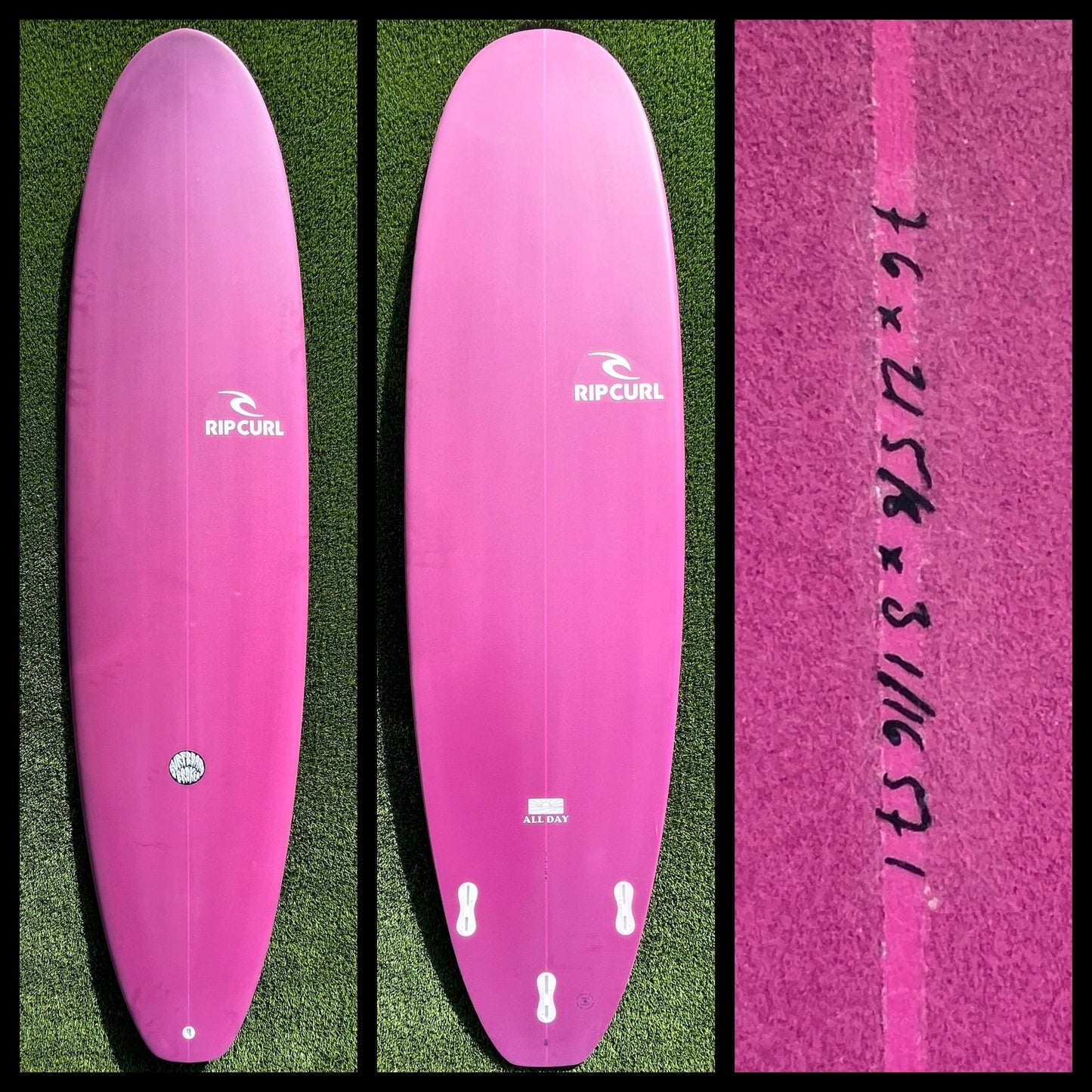 7'6 57L Ripcurl Surfboard -FL - Surfboardbroker