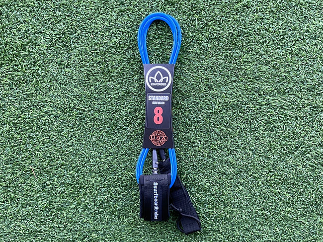 8’ Leash Standard Surfboardbroker x StayCovered Colab -Black & Blue (New) - Surfboardbroker