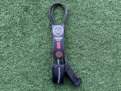 8’ Leash Standard Surfboardbroker x StayCovered Colab -Black (New) - Surfboardbroker
