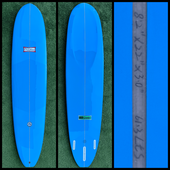 8’2 61L Dewey Weber Surfboard - CA - Surfboardbroker