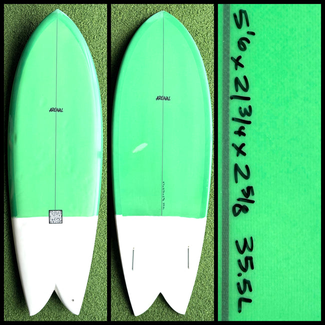 Arenal Surfboard 5'6 35L (USED)