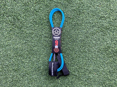 9’ Leash Standard Surfboardbroker x StayCovered Colab -Light Blue (New) - Surfboardbroker