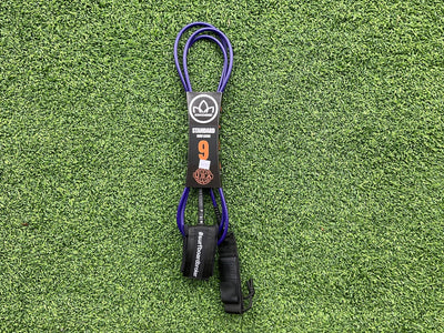 9’ Leash Standard Surfboardbroker x StayCovered Colab -Purple (New) - Surfboardbroker