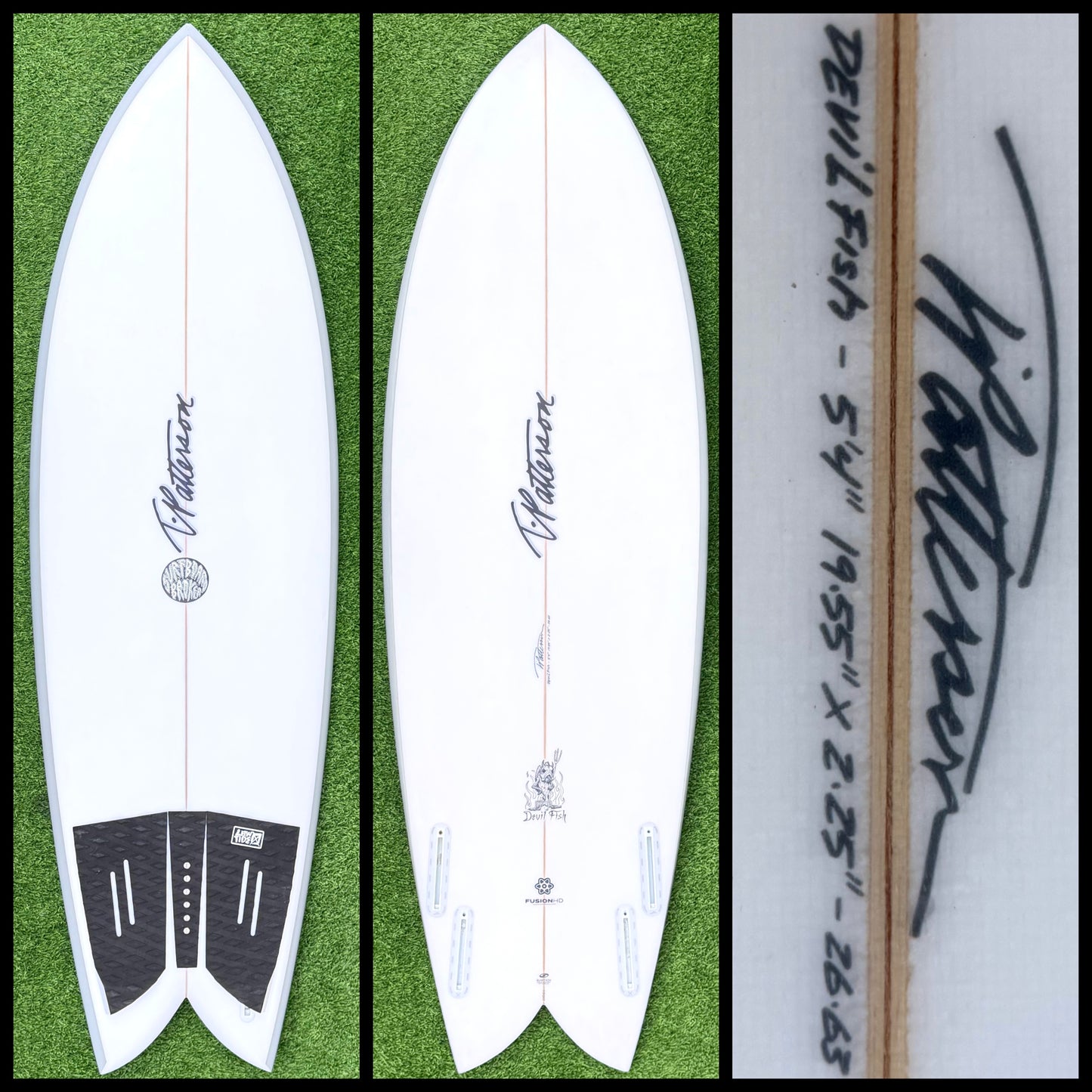 T.Patterson Surfboard 5'4 26L Timmy Reyes (USED)