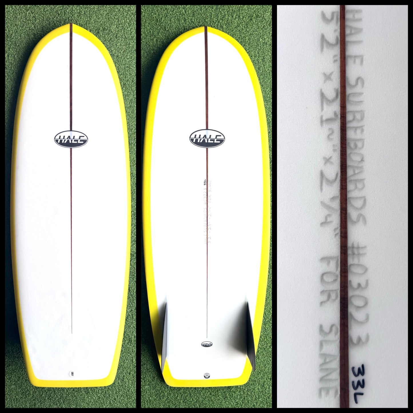 Hale Surfboard 5'2 33L (USED)