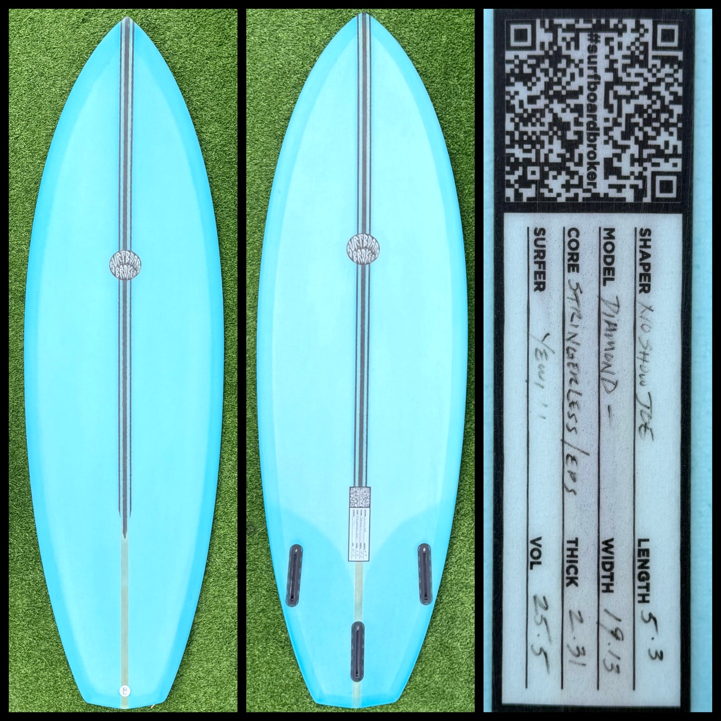 Surfboardbroker Surfboard 5'3 25L (NEW)