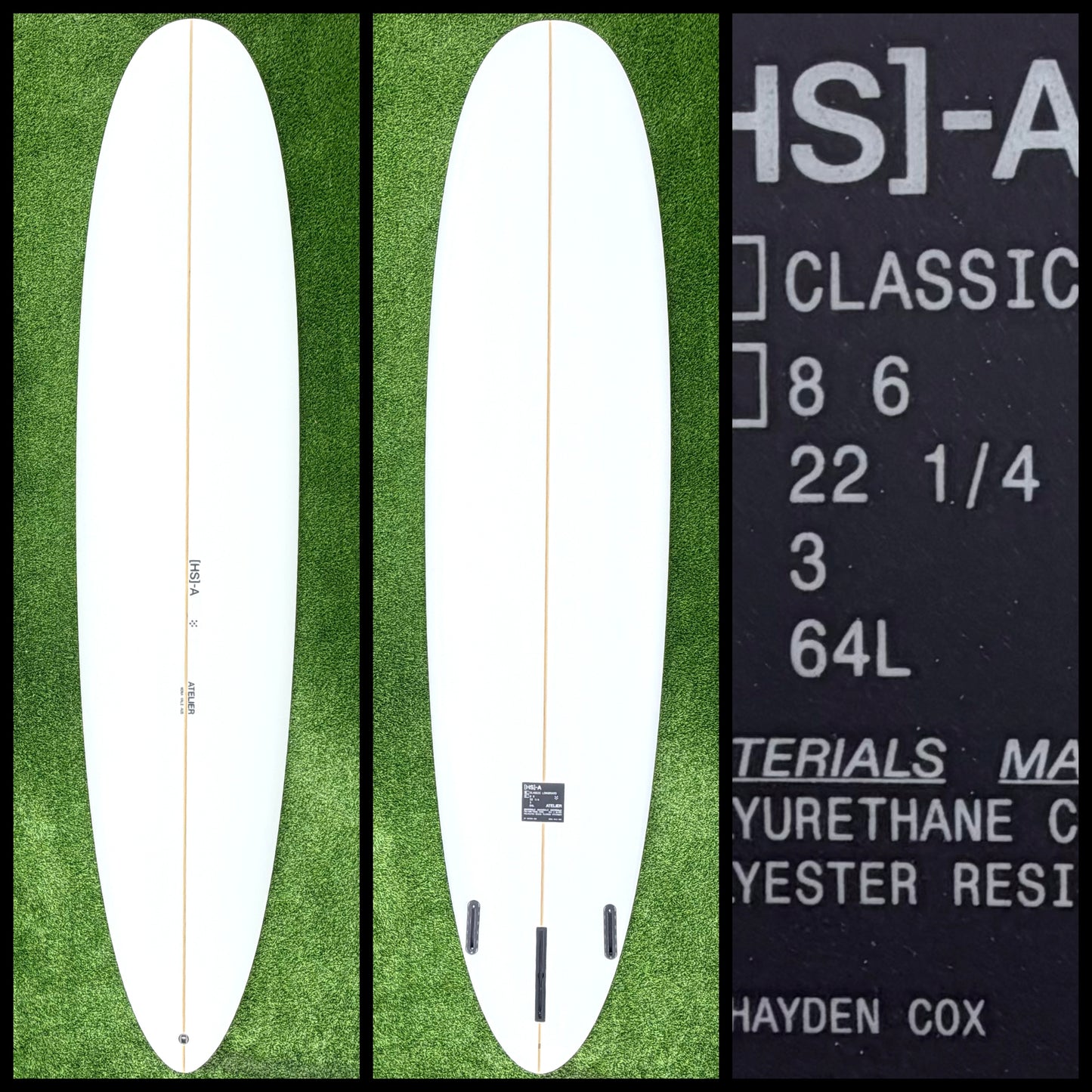 Hayden Surfboard 8'6 64L (NEW)