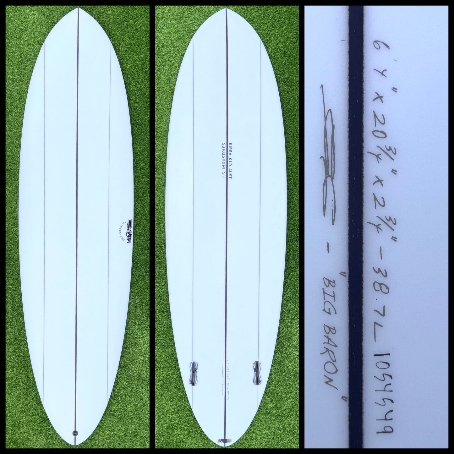 JS Surfboard 6’4 38L (NEW)