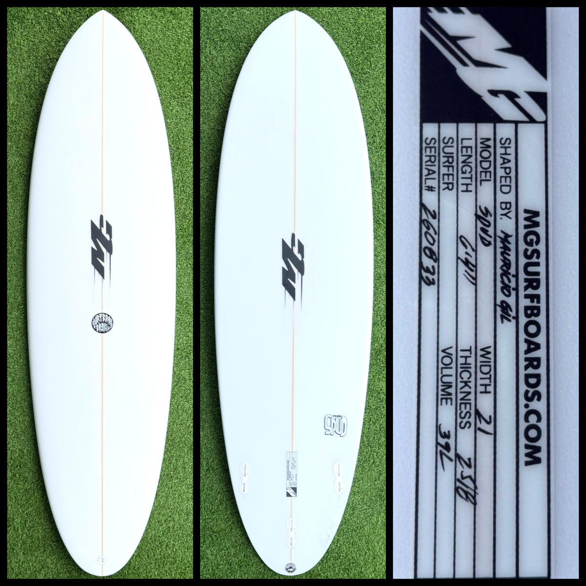 MG Surfboard 6'4 39L (NEW)