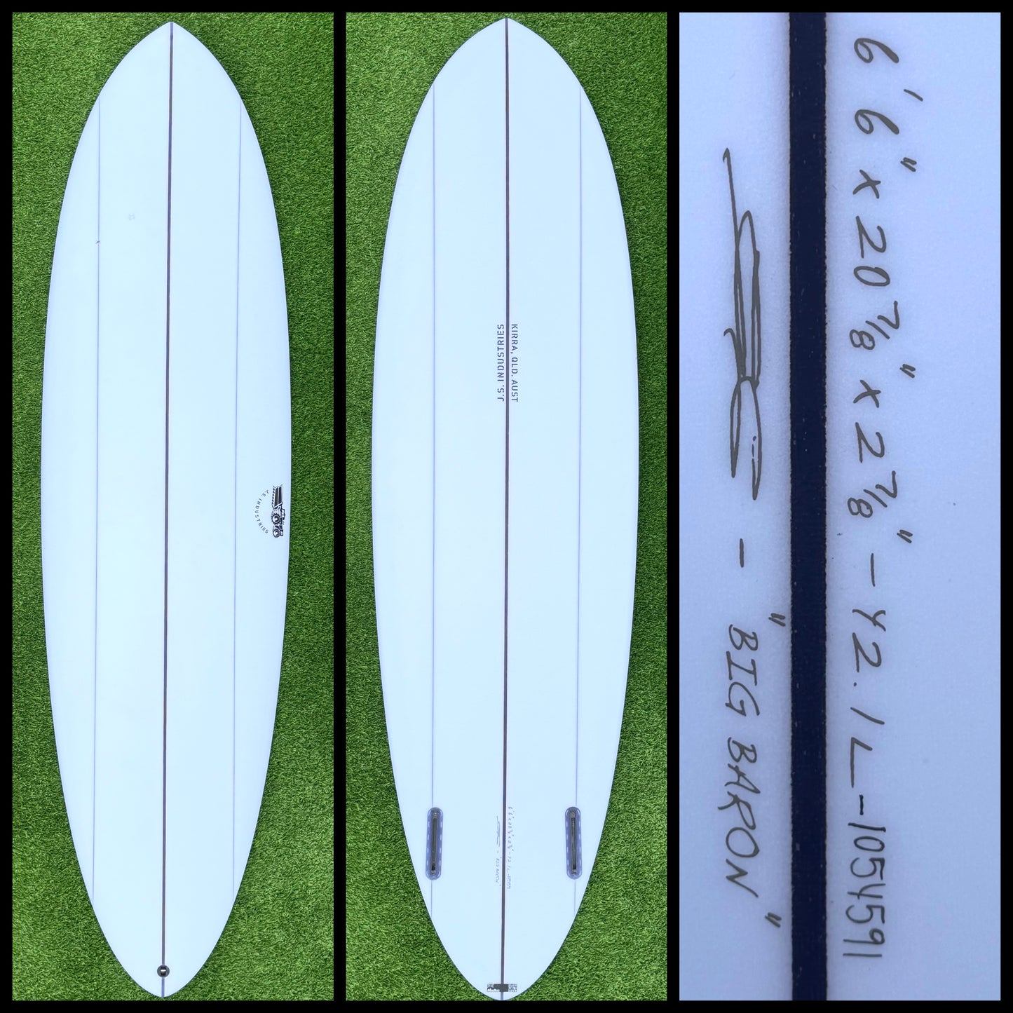 JS Surfboard 6’6 42L (NEW)