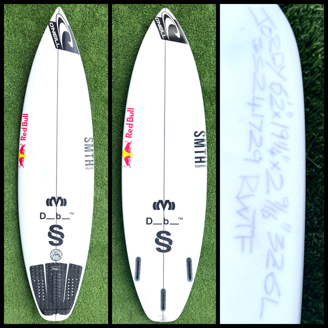 6’2  32L SMTH Shapes x Jordy Smith Surfboard - CA