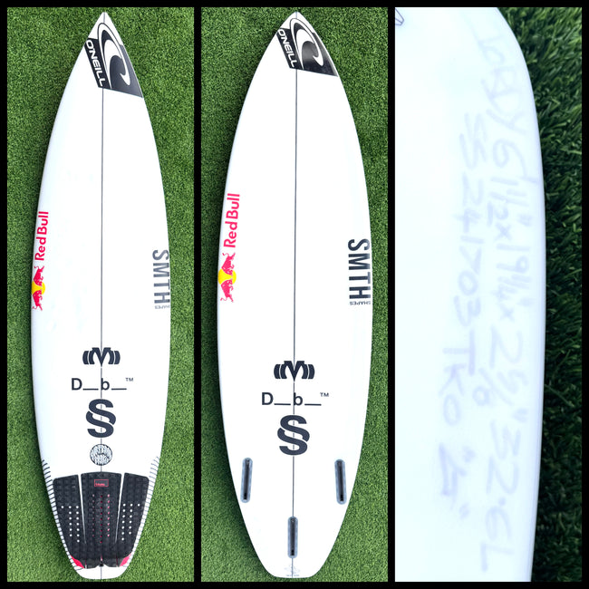 6’1  32L SMTH Shapes x Jordy Smith Surfboard - CA