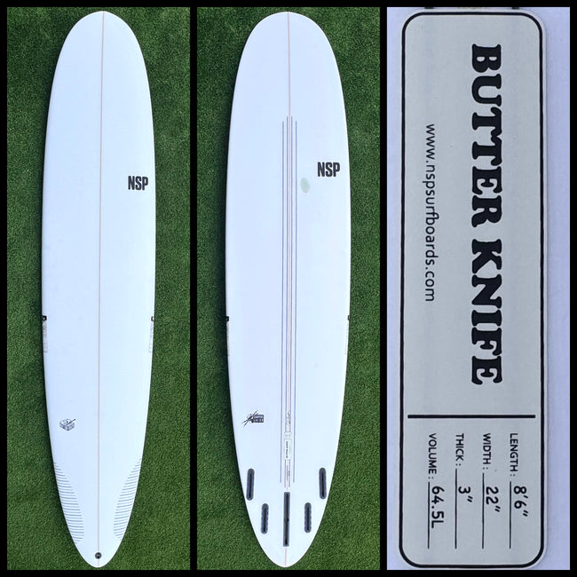 8’6  64L NSP Surfboard