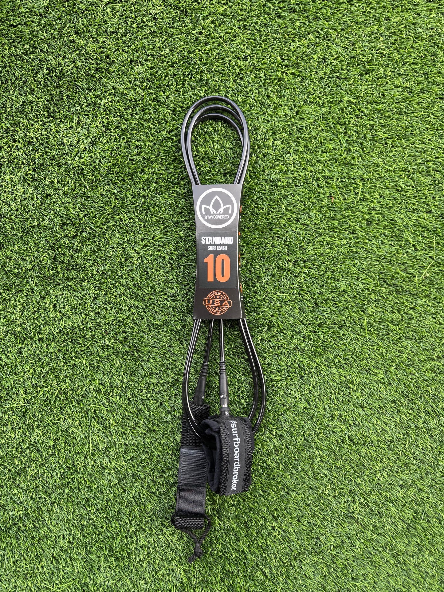 10' Leash - StayCovered Longboard Or Big Wave Leash