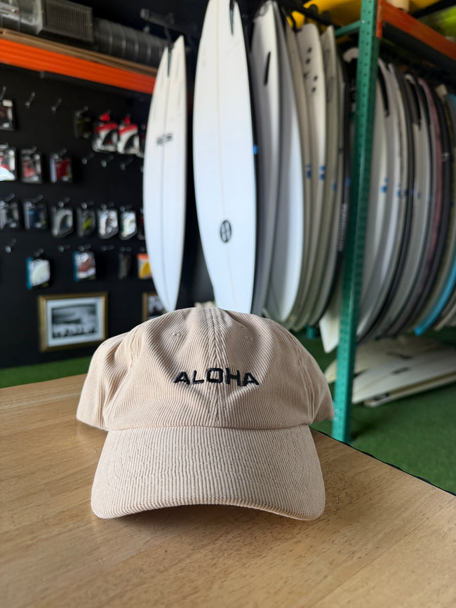 ALOHA Hat -Tan/Corduroy