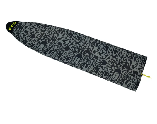 FCS STRETCH ALL PURPOSE COVER 6'0 MONOGRAM COAL/LIME (NEW)
