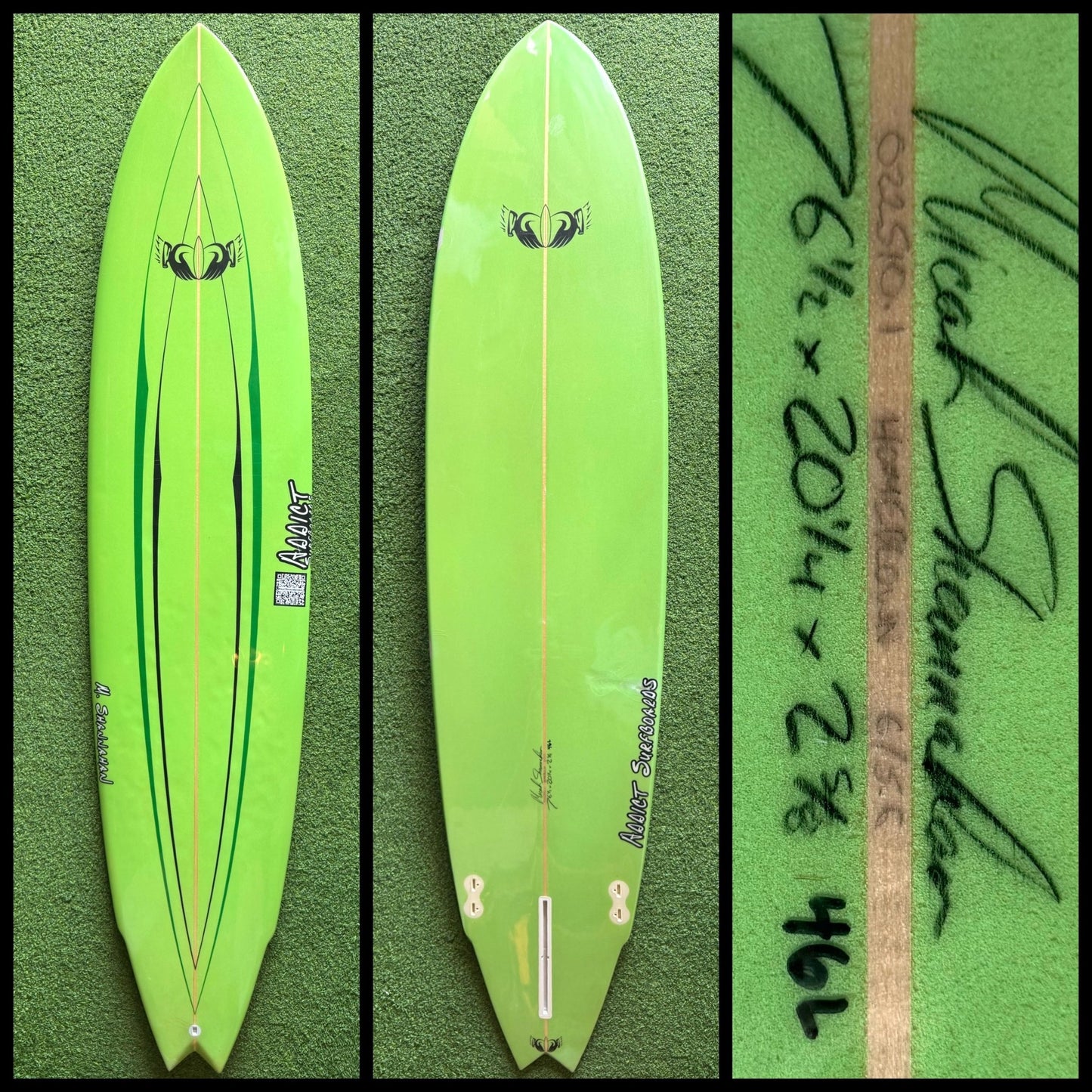 Addict Surfboard 7'6 46L (USED) - Surfboardbroker