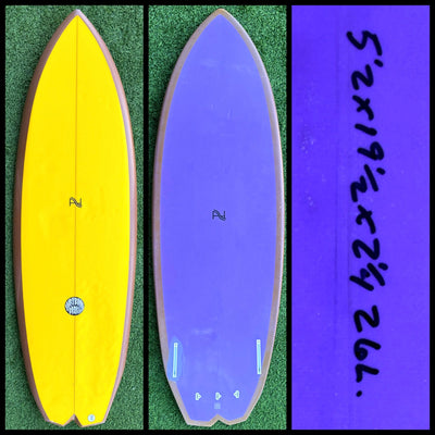 AH Vessels Surfboard 5'2 26L (USED) - Surfboardbroker