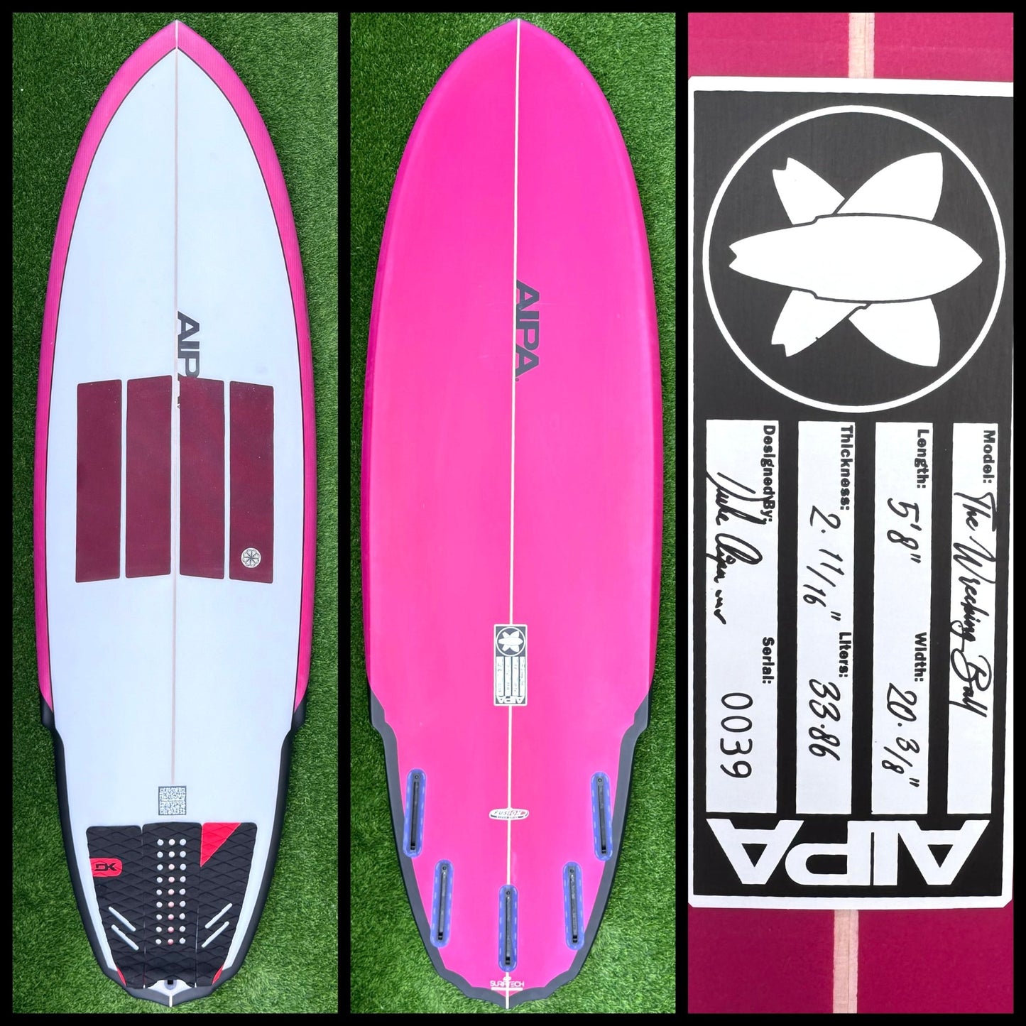 Aipa Surfboard 5’8 33L (USED) - Surfboardbroker