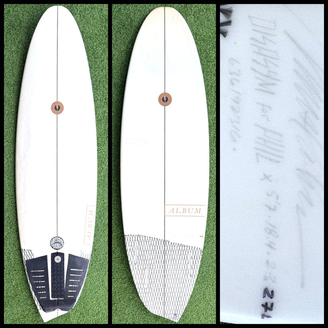 Album Surfboard 5'7 27L (Goofy Footer) (USED) - Surfboardbroker