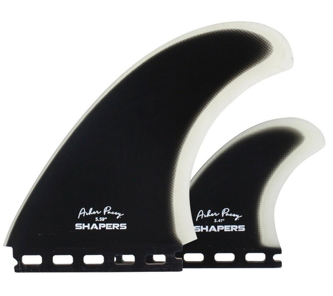 Asher Pacey Twin Fin Set - Black Clear (New) - Surfboardbroker