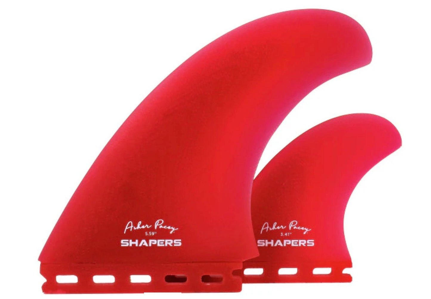 Asher Pacey Twin Fin Set - Red (New) - Surfboardbroker