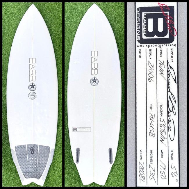 BARR Surfboard 5'6 28L (USED) - Surfboardbroker