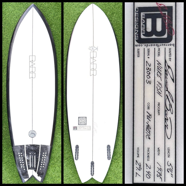 BARR Surfboard 5'6 29L Duran Barr (USED) - Surfboardbroker