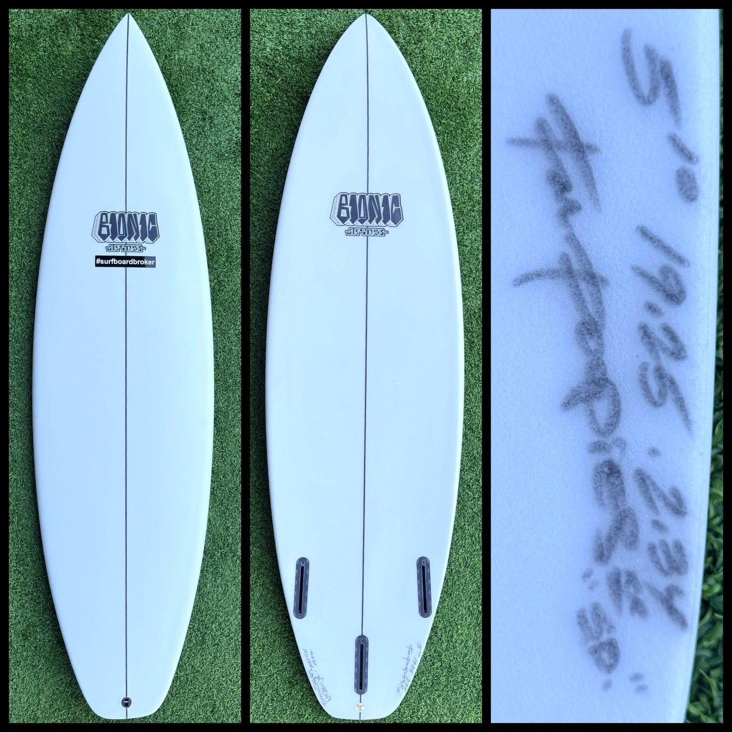 Bionic Surfboard 5'10 28L Poopies (NEW) - Surfboardbroker
