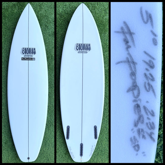 Bionic Surfboard 5'10 28L Poopies (NEW) - Surfboardbroker