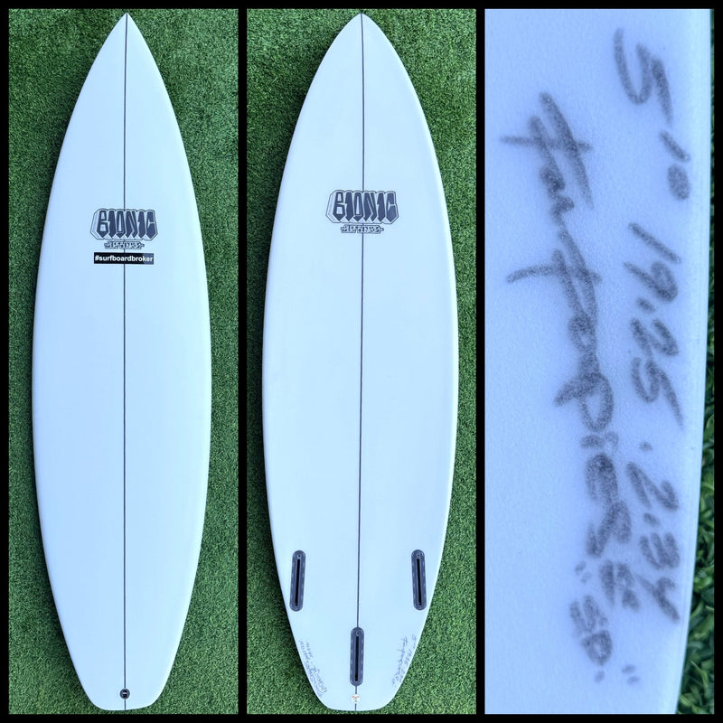 Bionic Surfboard 5'10 28L Poopies (NEW) - Surfboardbroker