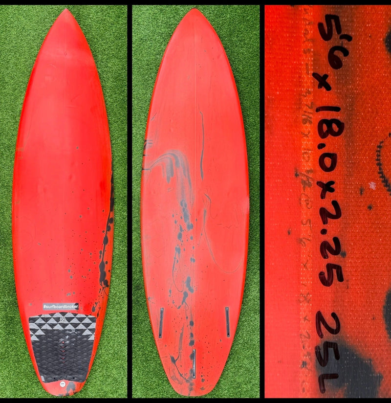 BraBra Surfboard 5’6 25L (Used) - Surfboardbroker