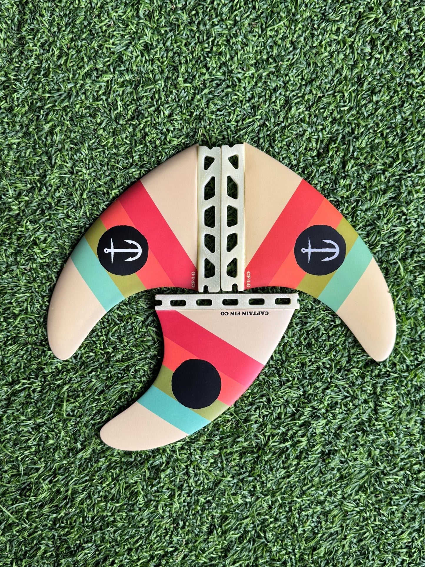 Captain Fin - CF - LG Thruster - Used (Medium) - Surfboardbroker